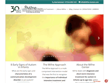 Tablet Screenshot of mifne-autism.com